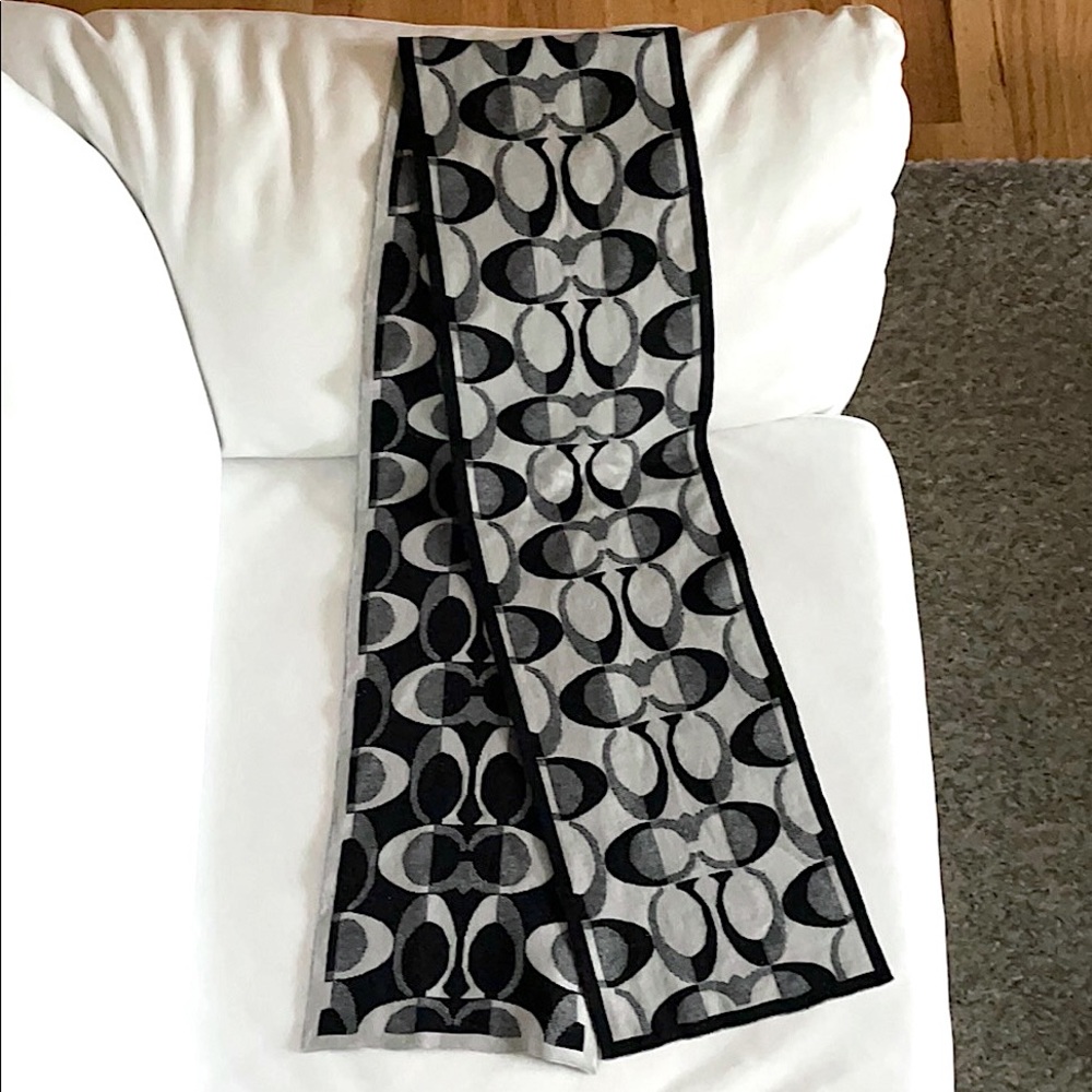 Coach Monogrammed Scarf